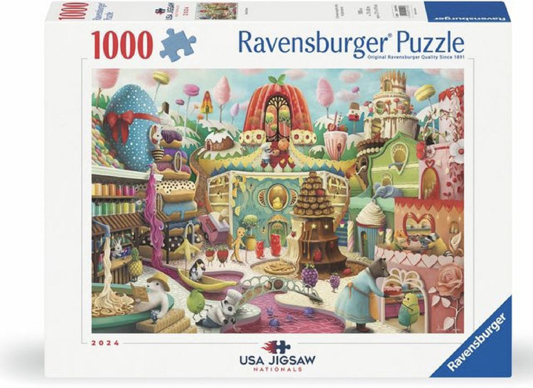 Ravensburger Puzzle Sweet Street 1000 Teile Kunstpuzzle für Erwachsene.