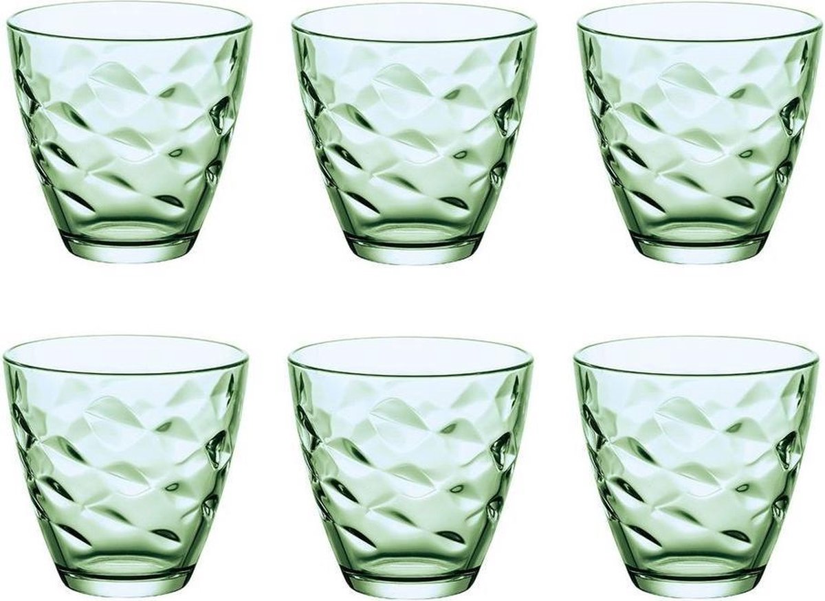 Bormioli Rocco Flora Verde Gläser 260 ml – grün – Set 6