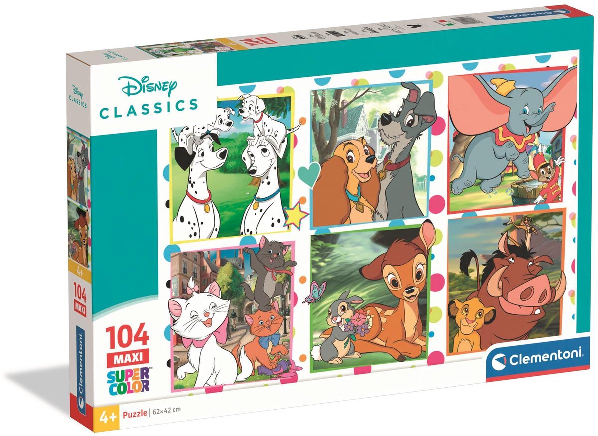 Clementoni Disney Classic – Maxi (104 Stück)