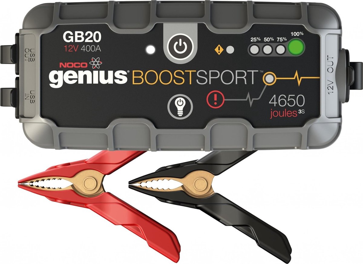Noco Genius Starthilfe GB20 (12 V 400 A) grau