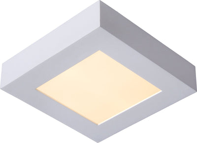 Lucide Brice-LED - Deckenleuchte (Deckenleuchte) Badezimmer - LED dimmbar - 1x15W 3000K - IP44 - Weiß