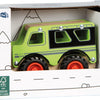Kleiner Fuß aus Holz, Offroad-Jeep-Grün
