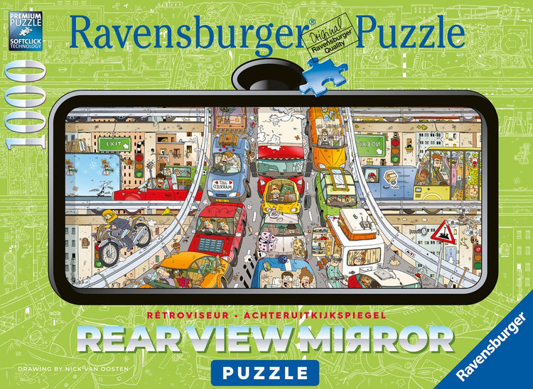 Ravensburger Puzzle-Comic - Verkehrschaos 1000 Teile.