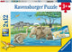 Ravensburger Puzzle junger Tiere aus der ganzen Welt, 2x12 PCs.