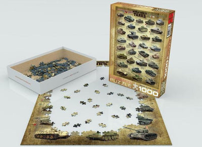 Eurographics – Panzer des Zweiten Weltkriegs [Panzer des Zweiten Weltkriegs] – 1000 Teile 48 × 68 cm (B × H) – Puzzle
