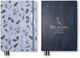 Kangaro-Notizbuch – natürliche Schönheit – 25,3 x 17,8 cm – Punktpapier – mit Gummizug und Lesebändern – 2 Stück – k-skz210009