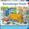 Ravensburger Jigsaw Puzzle Müllwagen und Schleppwagen, 2x24st.
