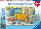 Ravensburger Jigsaw Puzzle Müllwagen und Schleppwagen, 2x24st.