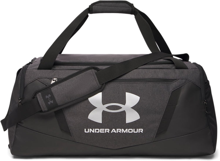 Under Armour UA Undeniable 5.0 Duffle MD-BLK Unisex-Sporttasche – Black Medium Heather – Schwarz – Metallic-Silber