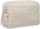 Jollein – Federmäppchen (Boucle – natur) – 100 % Polyester – Wickeltasche, Baby-Kulturbeutel – 21 x 14 cm