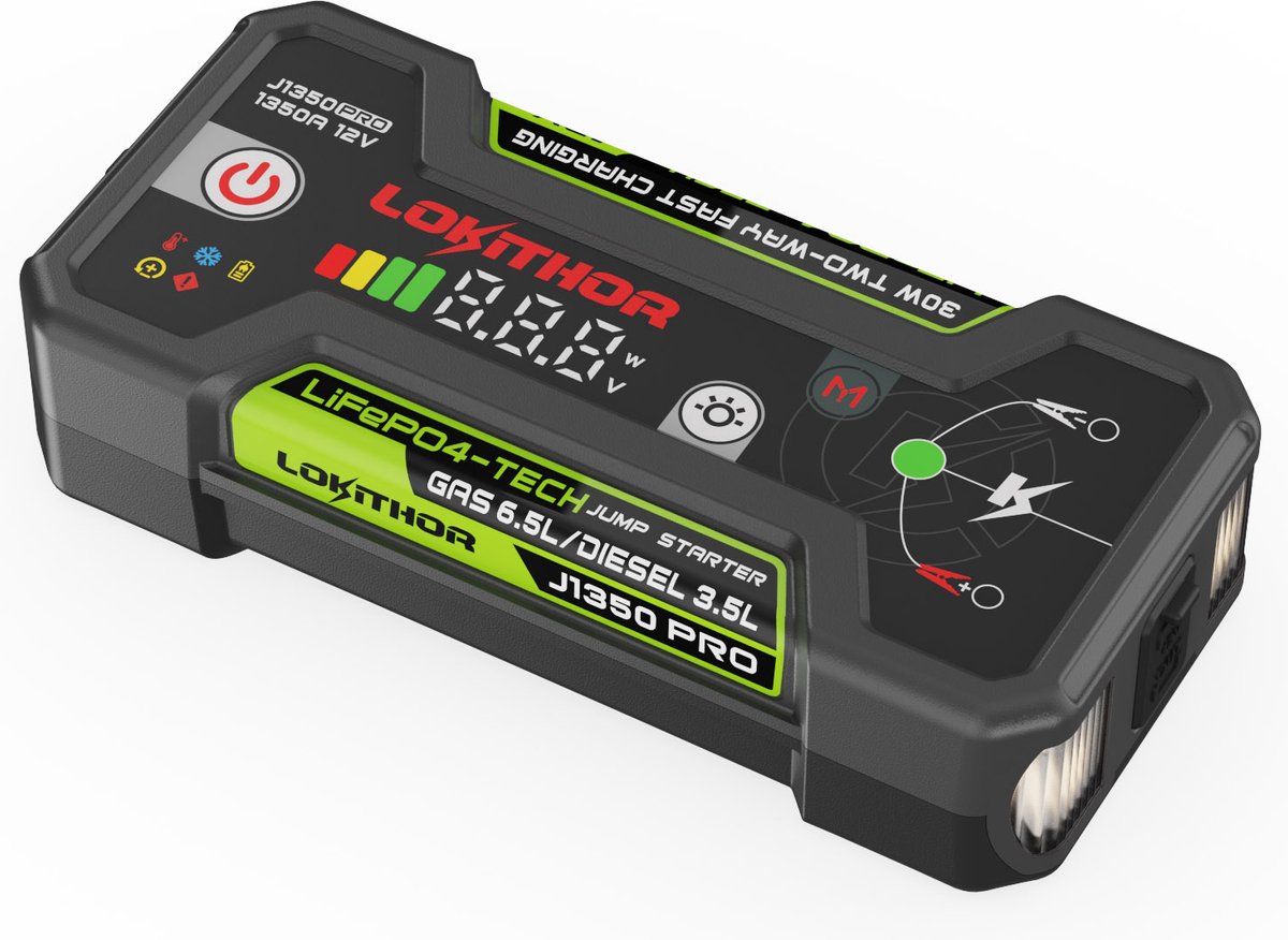 Lokithor Starthilfe J1350 Pro 12V 1350A