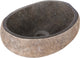 Differnz Lombok Waschbecken – 40 x 50 cm – Flusssteingrau