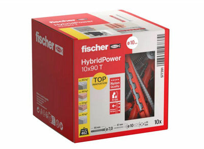 Fischer hybridpower - Hybridstecker - 10x90 mm - feuerfest