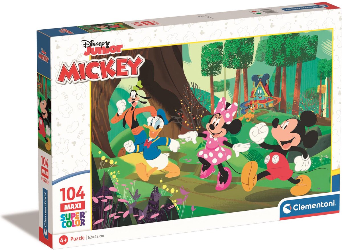 Clementoni Maxi Jigsaw Puzzle Mickey und Freunde, 104st.