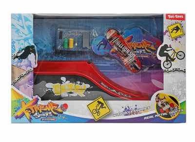 Toi-Toys Fingerkateboard oder Fahrrad mit Skatebaan