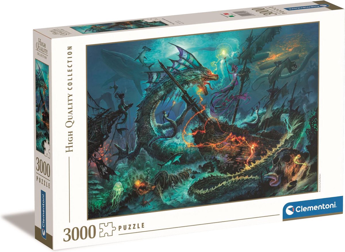 Clementoni Jigsaw Puzzle Die Unterwasserschlacht, 3000st.
