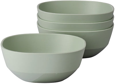 Mepal Servierschüssel Silueta – 4x 250 ml – Salatschüssel – nordischer Salbei
