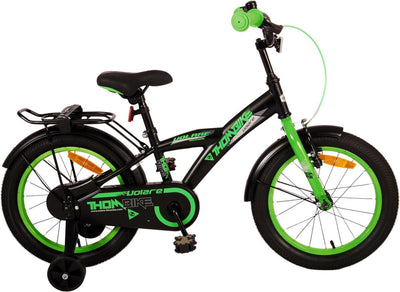 Volare Thombike Children's Bike - Jungen - 16 Zoll - schwarzes Grün
