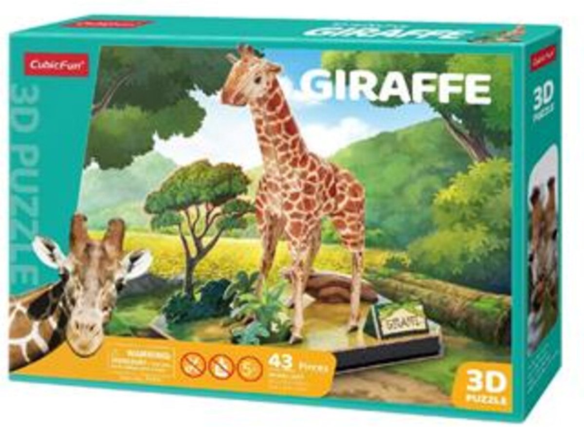 Kubikfun 3D -Puzzle -Giraffe