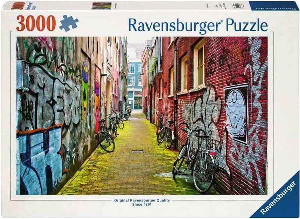 Ravensburger Street Puzzle in Amsterdam, 3000st.