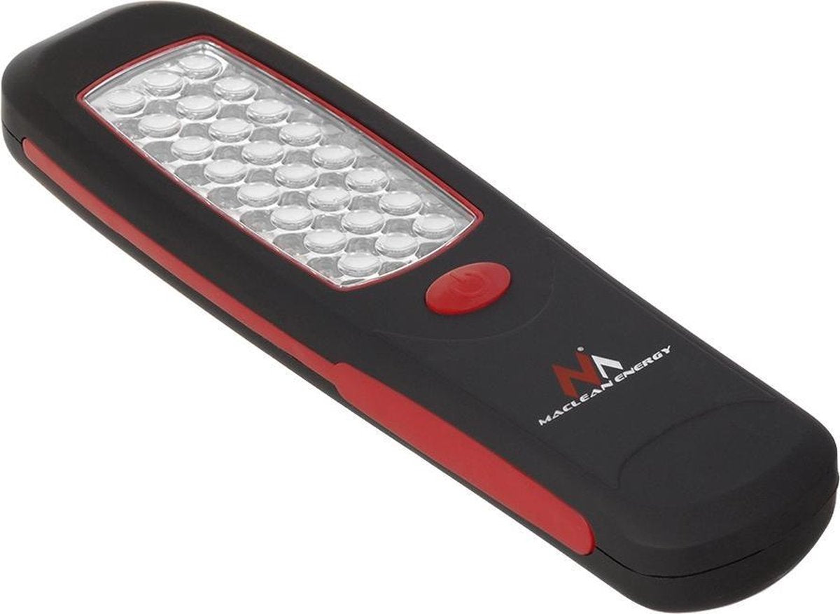 Maclean magnetische 24-LED-Arbeitsleuchte mit magnetischem Haken, Taschenlampenlampe