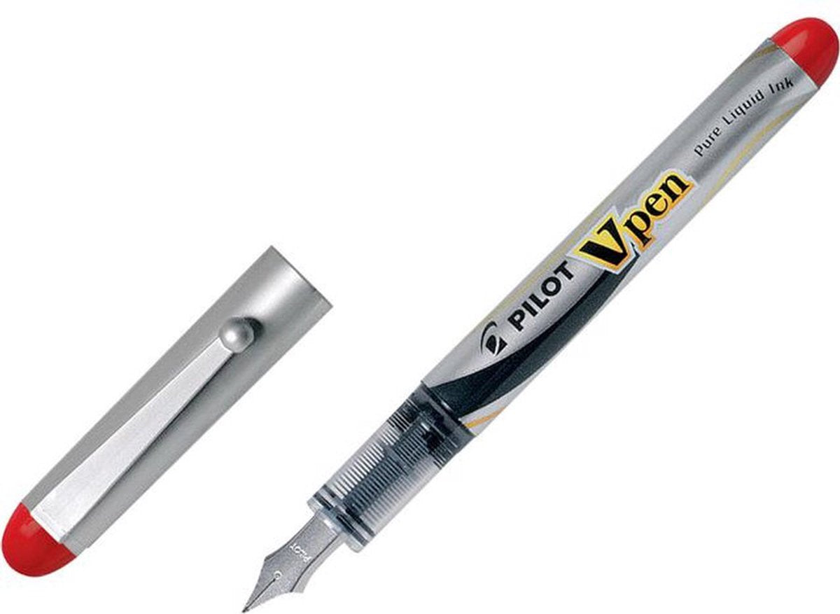 Pilot V-Pen, SVP-4M Füllfederhalter rot