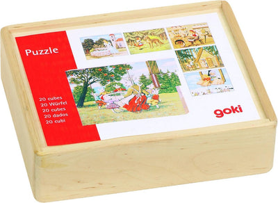 Goki Holzblock Puzzle Märchen Geschichten