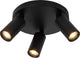 Lucide Ritmo - Deckenstrahler (Deckenleuchte) - ø 18 cm - 3xGU10 (MR11) - Schwarz