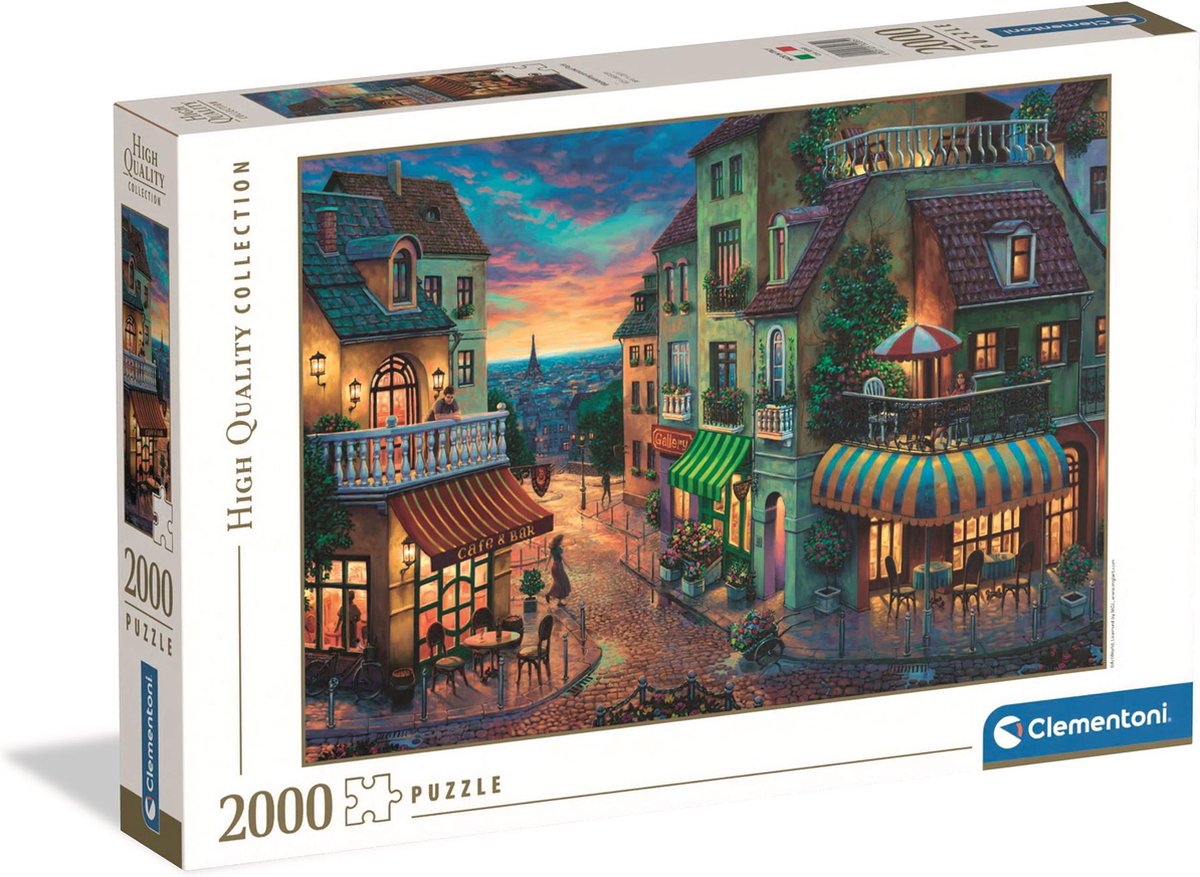 Clementoni – Puzzle – 2000 Teile – Wandern durch Paris – Puzzle für Erwachsene – hochwertige Sammlung