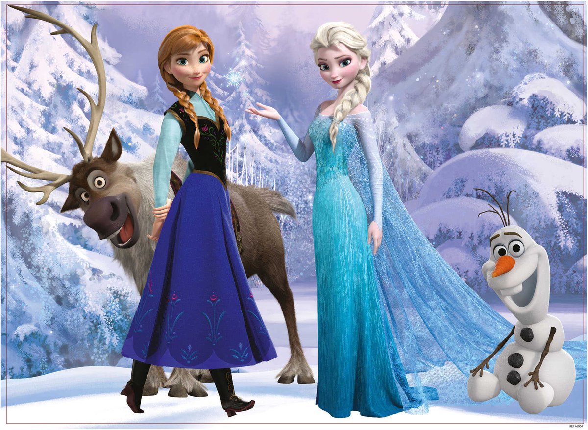 Lisciani Disney Puzzle DF Maxi Floor 108 Frozen Elsa und Anna