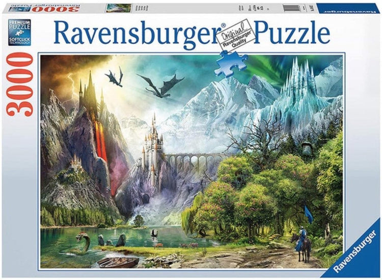 Ravensburger Puzzle Drachen – 3000 Teile – Fantasy-Puzzle für Erwachsene.