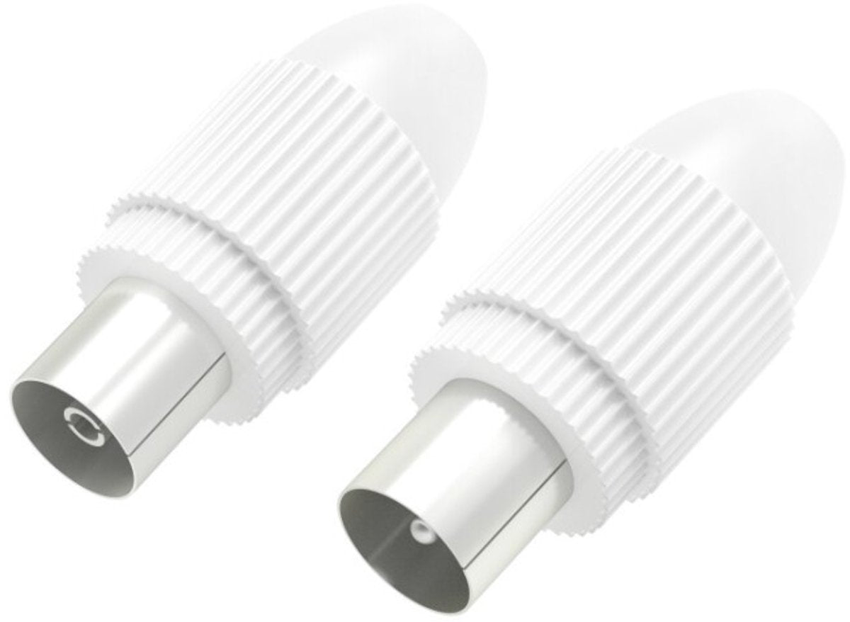 Hama Koax-Set Steckerkupplung klemmbar