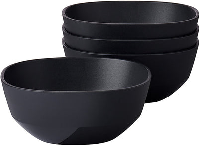 Mepal Servierschüssel Silueta - 4x 250 ml - Salatschüssel - Nordic Black