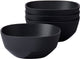 Mepal Servierschüssel Silueta - 4x 250 ml - Salatschüssel - Nordic Black