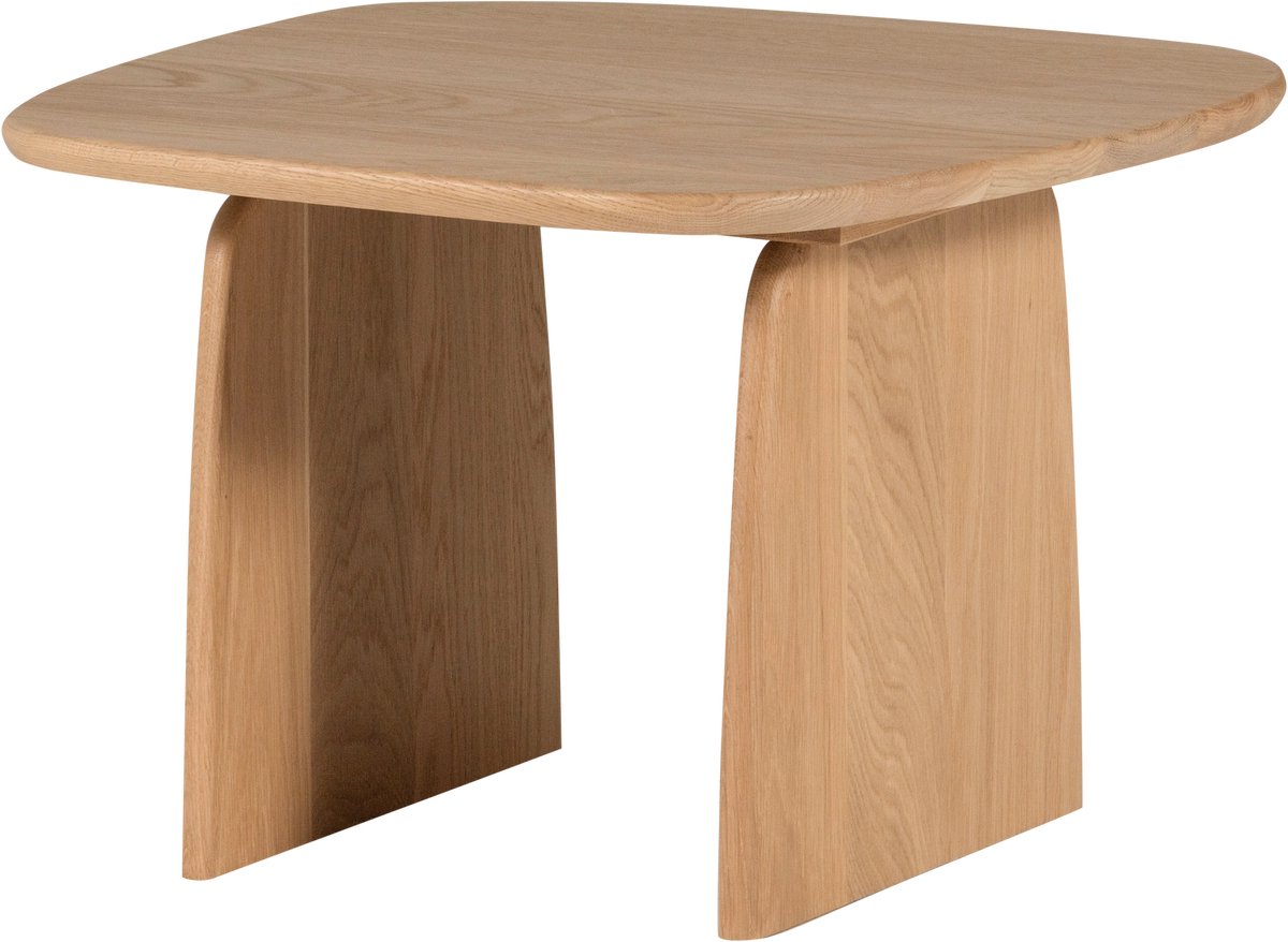Woood Tablo Couchtisch 60 cm – Eiche – transparent – 40 x 59 x 59