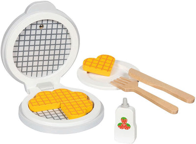 Goki Holzwaffeleisen mit Accessoires, 9dlg.