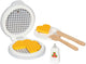 Goki Holzwaffeleisen mit Accessoires, 9dlg.