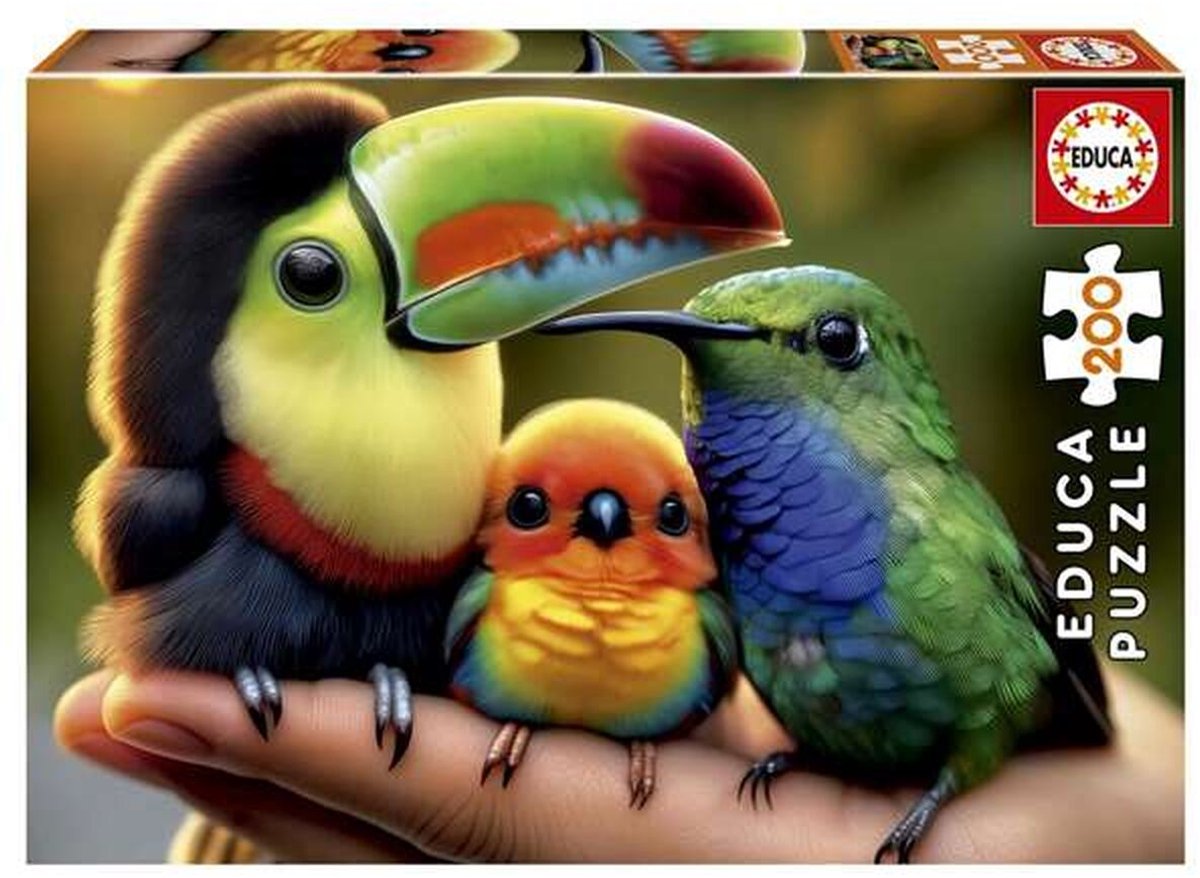 Educa Puzzle Vögel 200 Teile