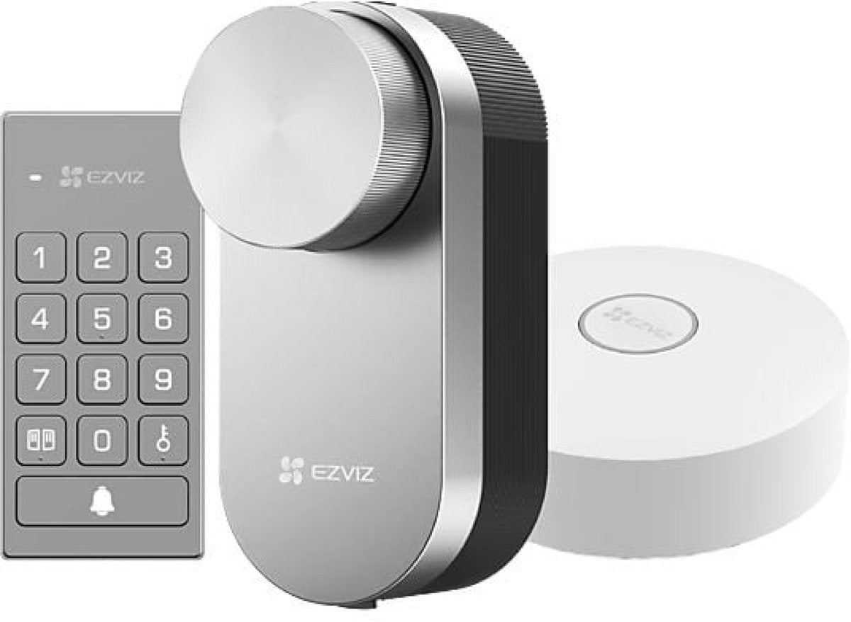 Ezviz dl01pro Smart Lock mit Multifunktionstastatur und A3-Home-Gateway, Bluetooth mit Fernzugriff, schlüssellos für vernetztes Zuhause