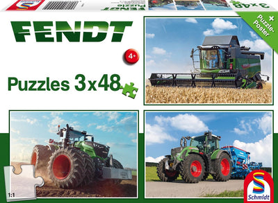 Schmidt Fendt-Serie - Traditionelles Puzzle - 144 Teile - Fendt 1050 Vario