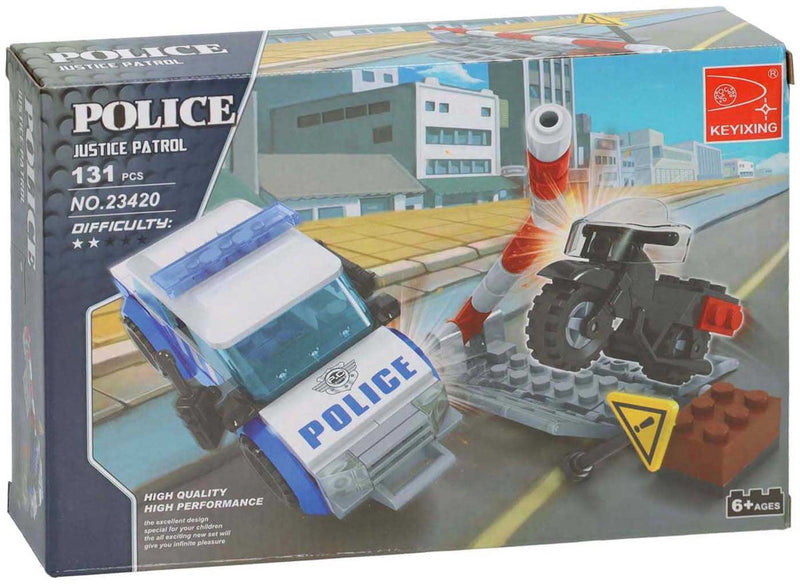 Bausatz Polizei-Straßensperre – 127 Teile.