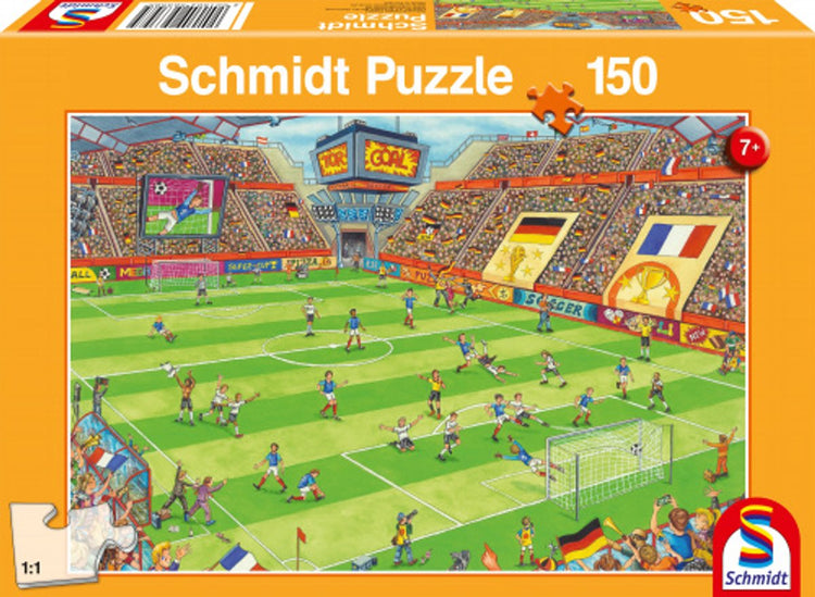 Schmidt - Puzzle - Finale im Fußballstadion - 150 Teile - Kinder - ab 7 Jahren