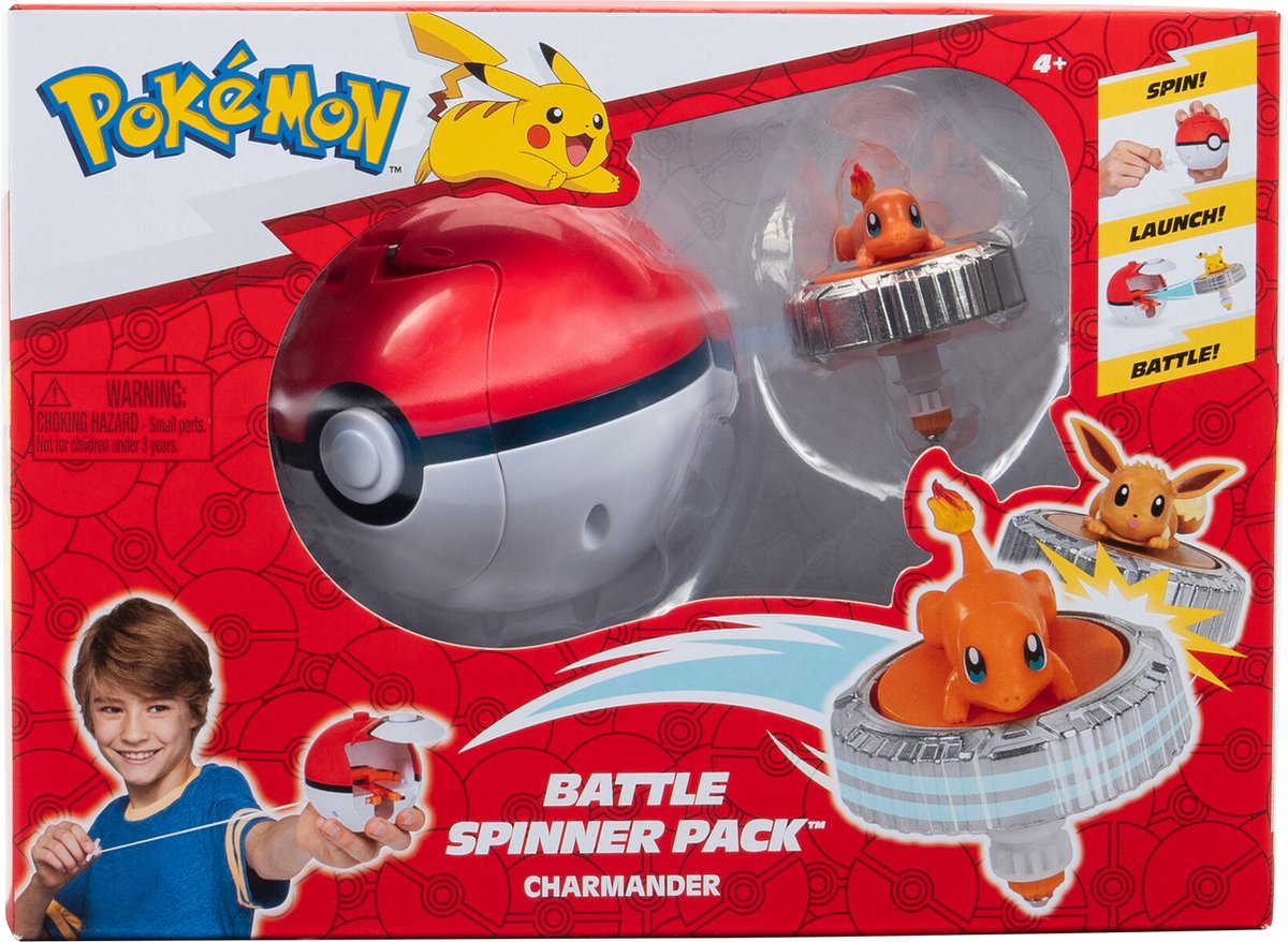 Battle Spinner Single Pack Charmander Poke Ball