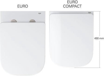 Grohe Euro-Keramiksitz mit Deckel Soft Close weiß