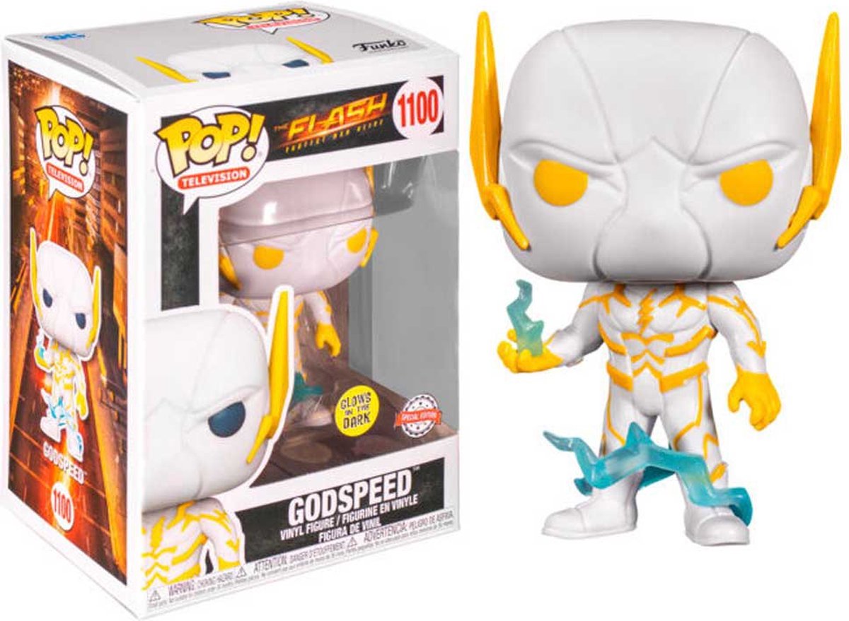 Funko Pop – DC Comics The Flash #1100 Godspeed – exklusive Sonderedition, die im Dunkeln leuchtet