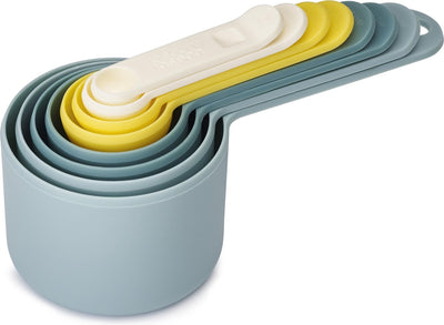 Joseph Joseph Nest Messlöffel – Messbecher – Set mit 8 Stück – Farbmischung Opal
