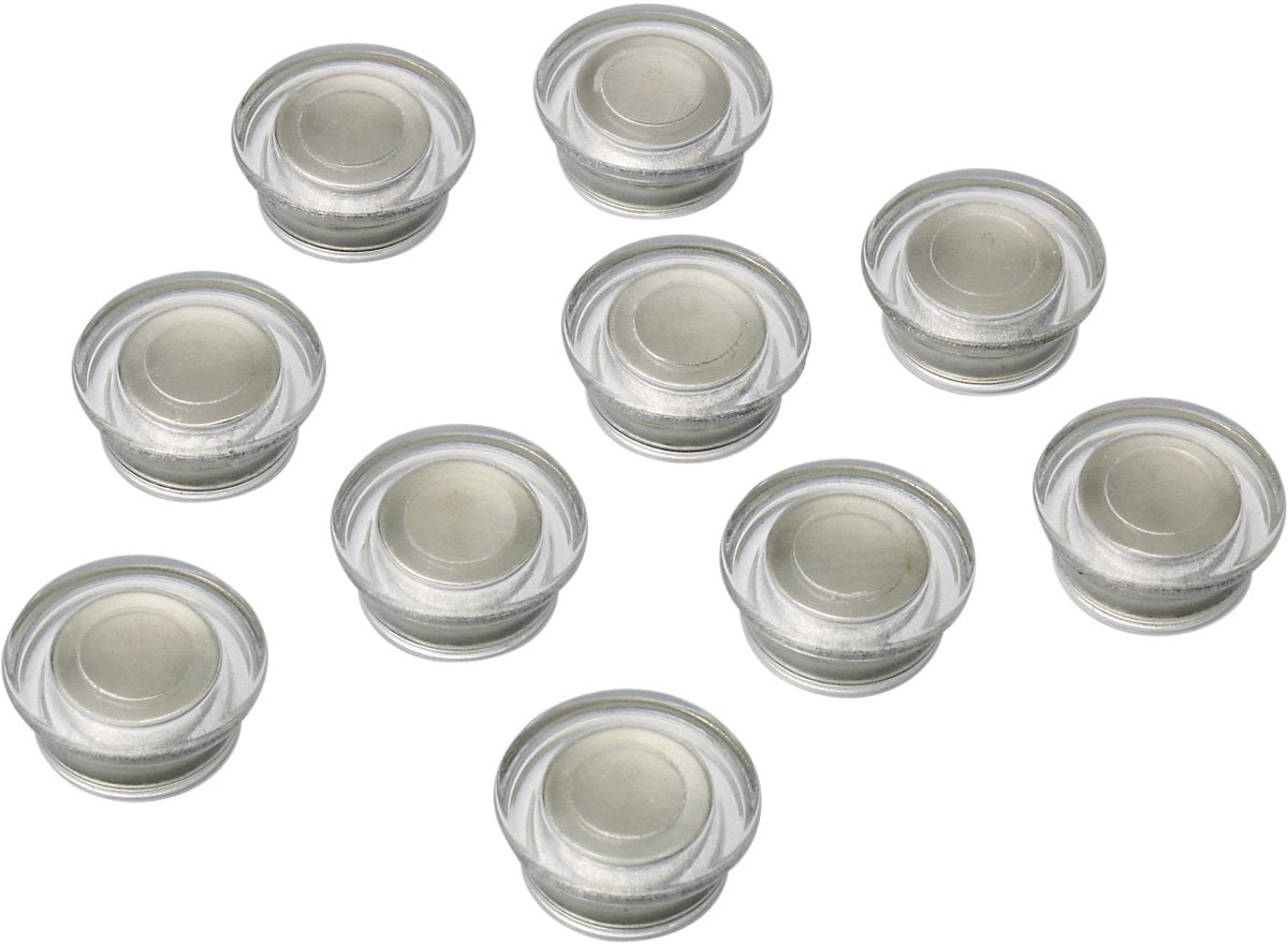 Nobo - Glastafelmagnete - 10 Stück - Weiß