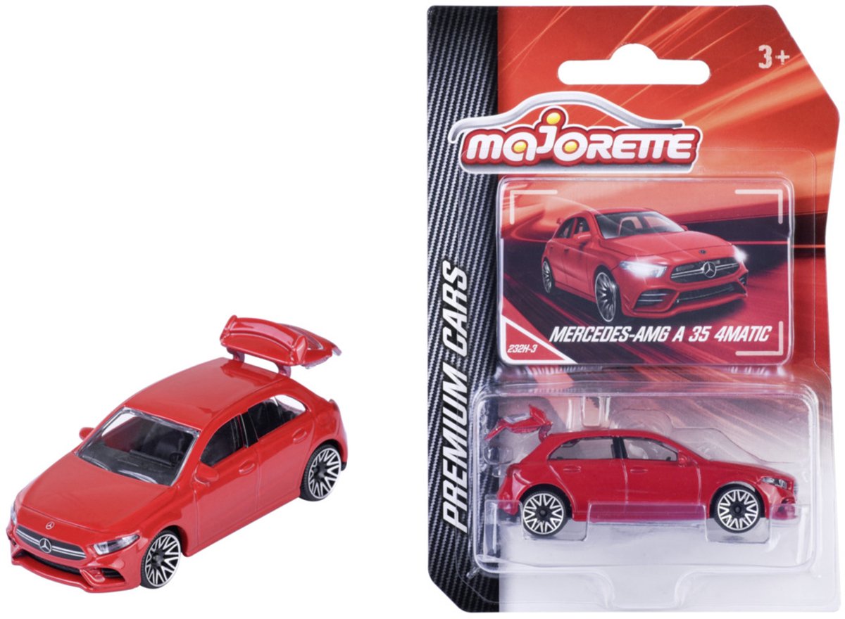 Majorette Mercedes Benz A 35 AMG 4matic, rot (Premiumfahrzeuge)