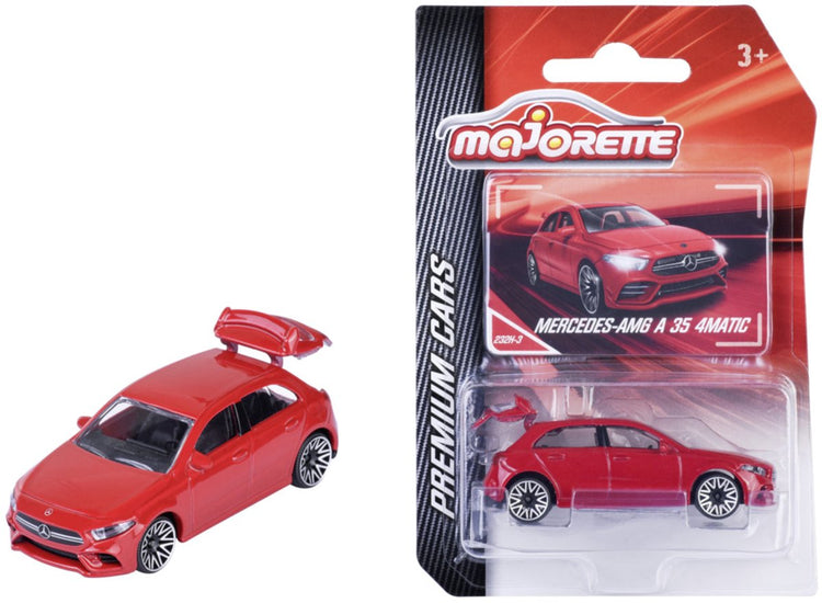 Majorette Mercedes Benz A 35 AMG 4matic, rot (Premiumfahrzeuge)
