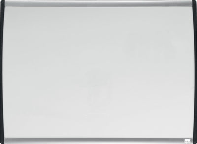 Nobo Whiteboard mit gebogenem Rahmen 58,5 x 43 cm – inklusive Whiteboard-Zubehör – weiß